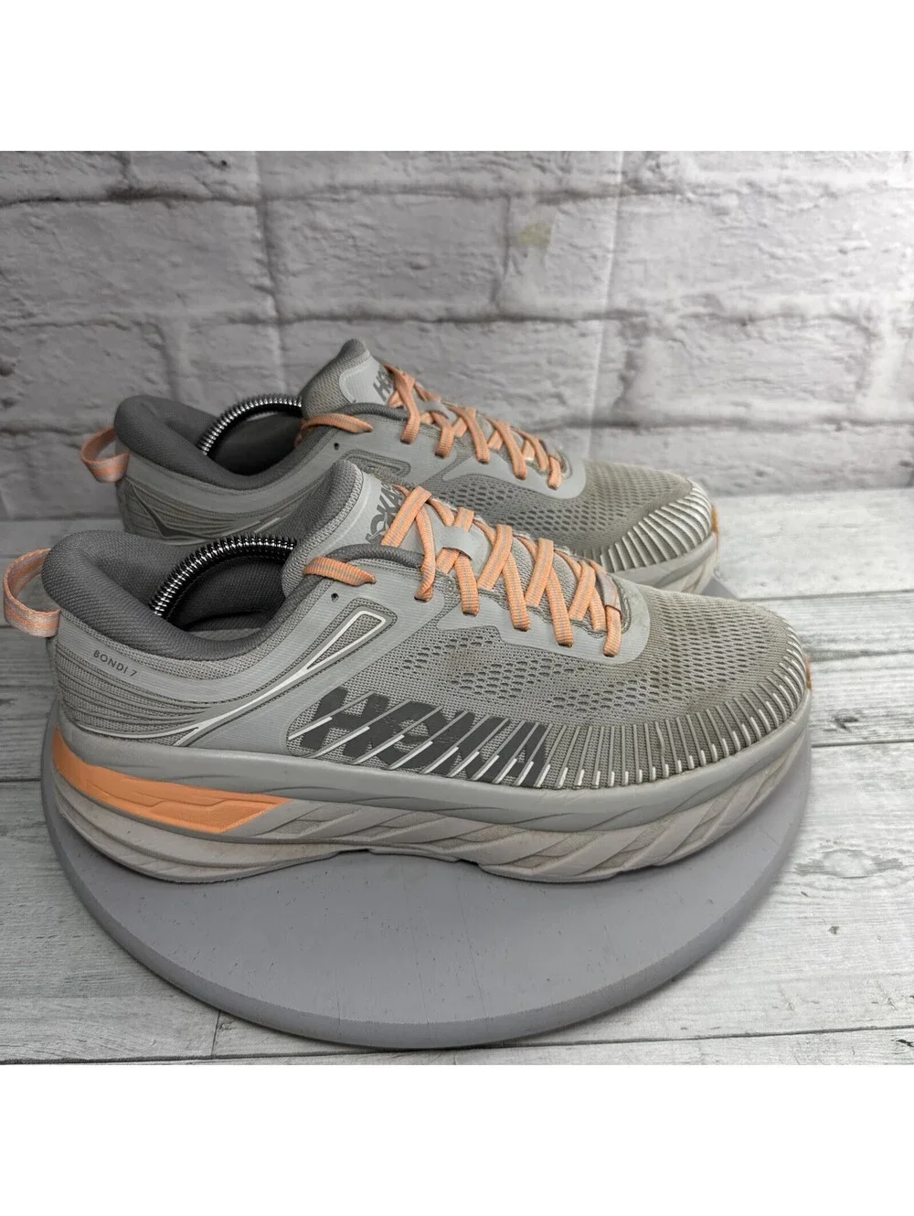 Hoka One One Bondi 7 Running Shoes Sneakers 1110519 HMSH Womens Size 10